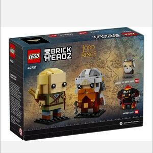 Lego BrickHeadz 40751 Legolas & Gimli Lord of the Rings